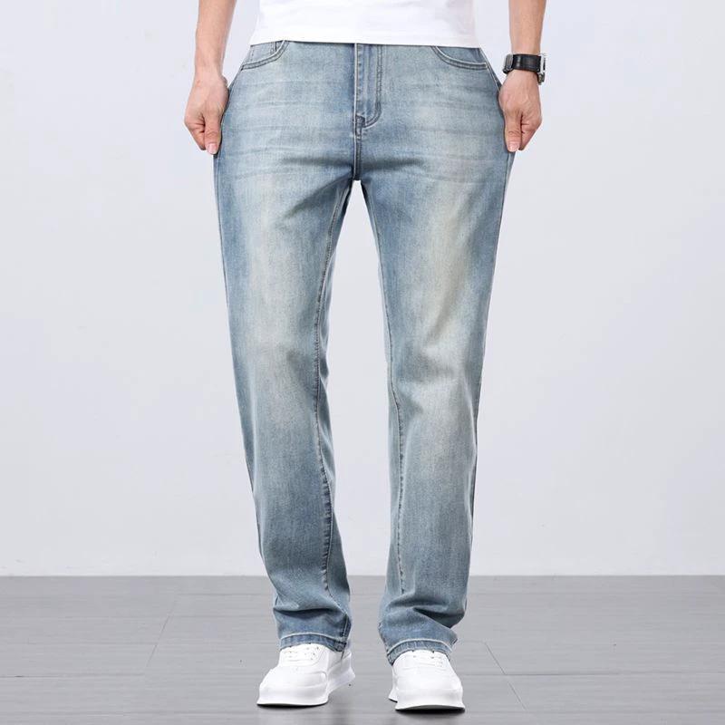 Men's Loose Straight Jeans by GJG Denim