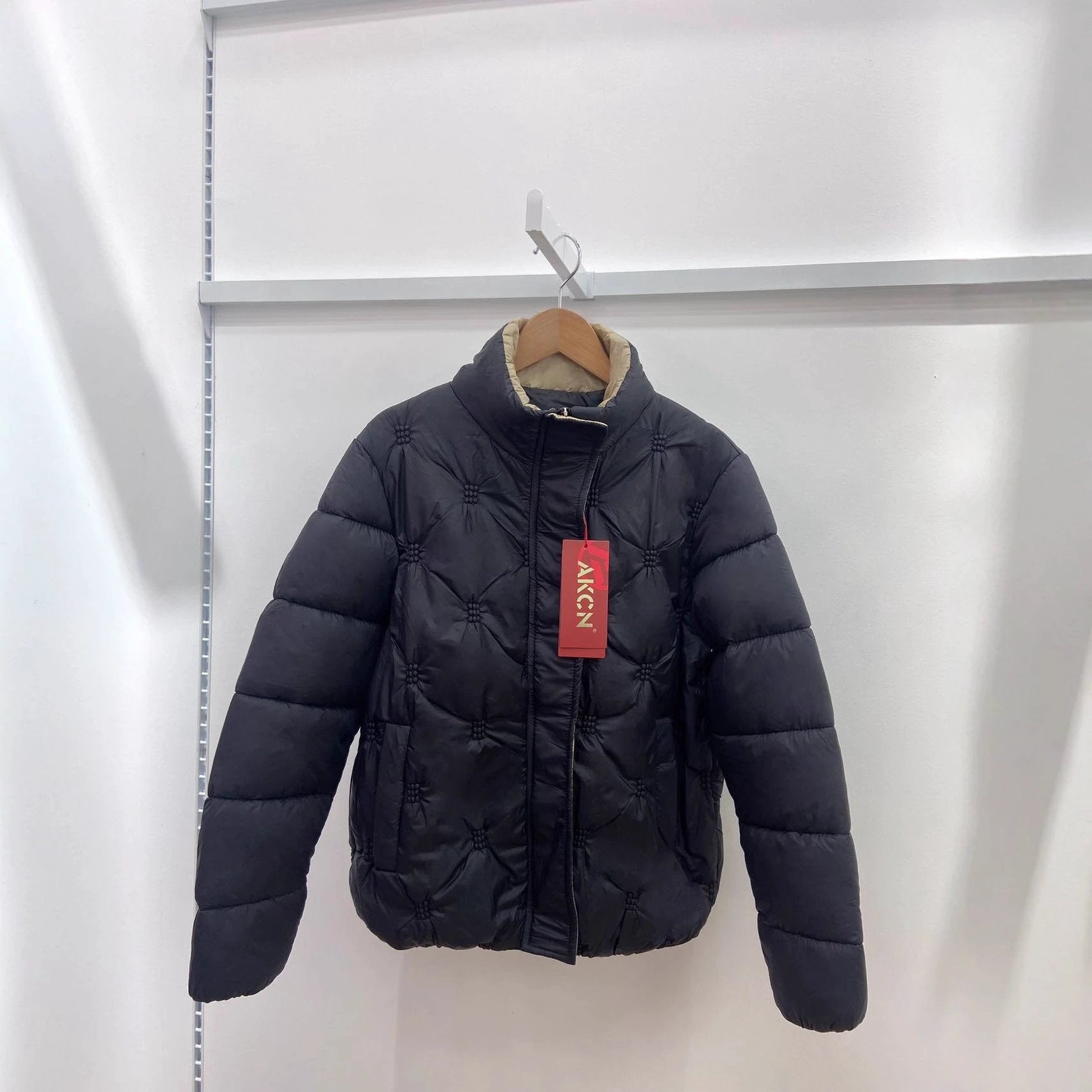 Plus Size Down Cotton Embroidered Warm Coat by GJG Denim