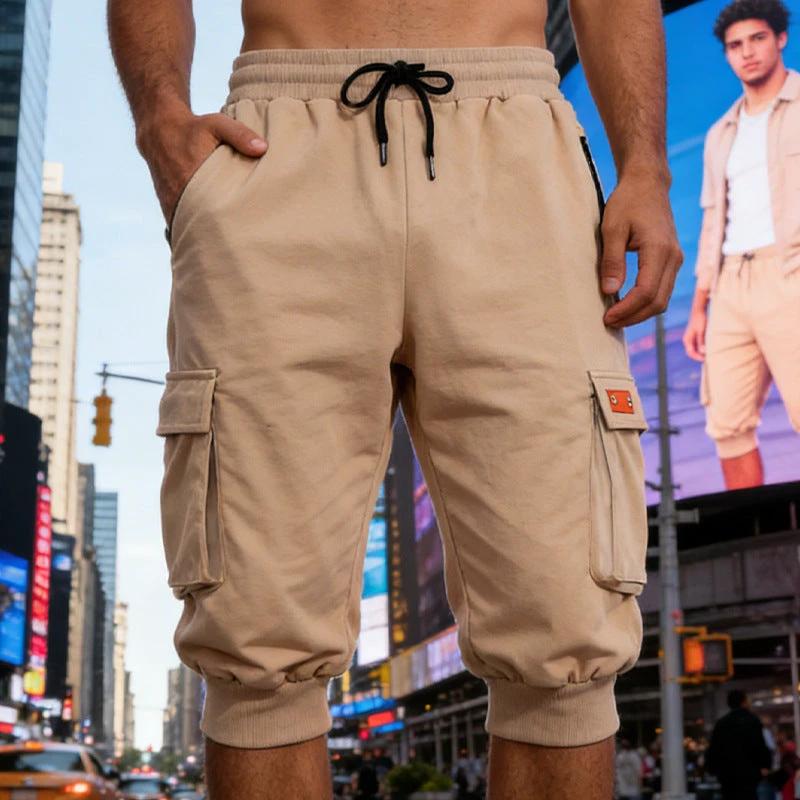 Mens Loose-Fit Casual Shorts by GJG Denim