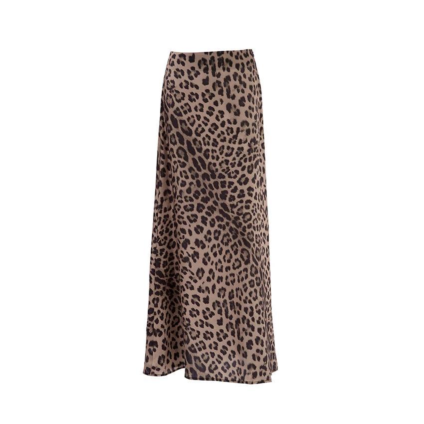 Leopard Print Mermaid Skirt by GJG Denim