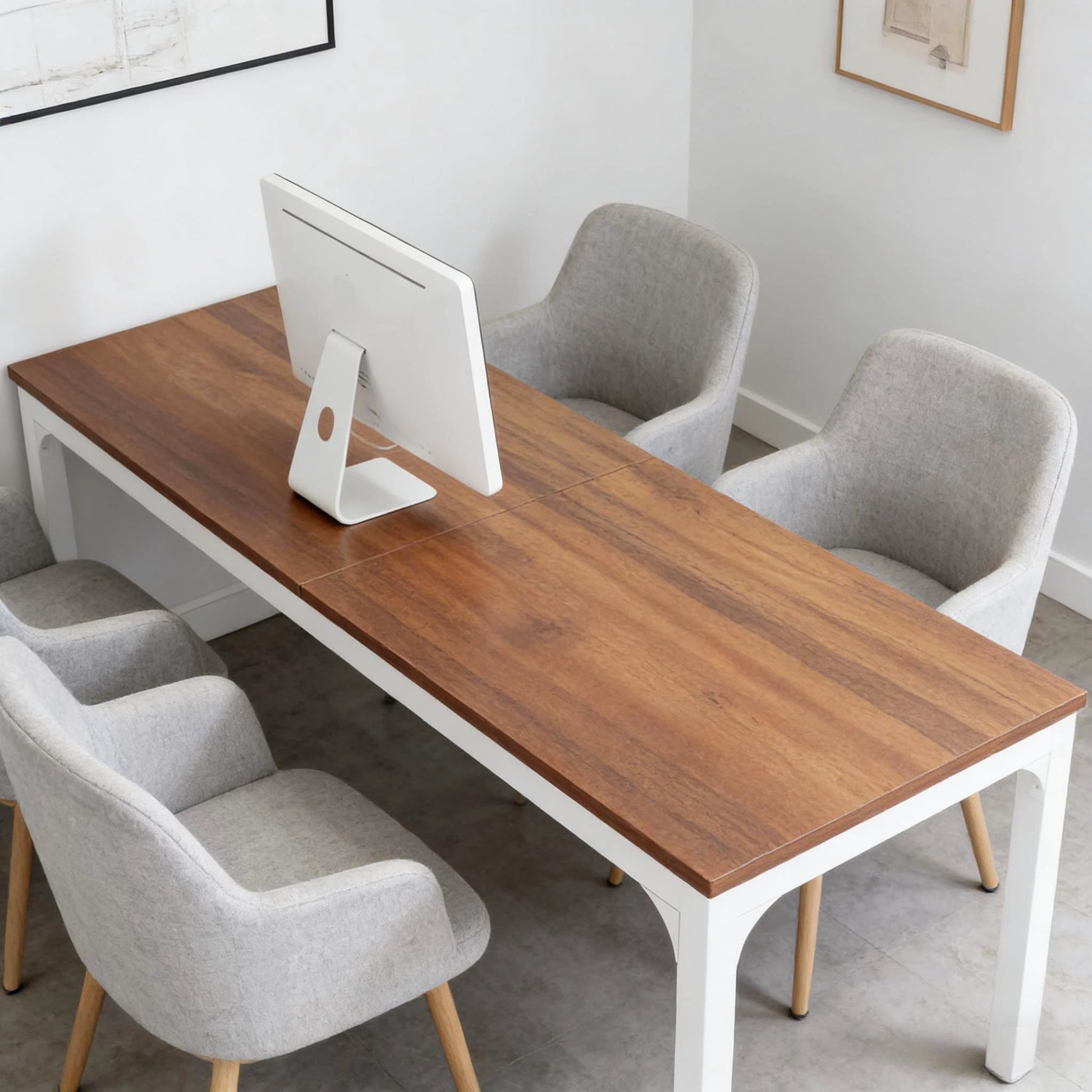 Rectangle Workspace Desk, Executive Desk, Computer Desk by GJG Denim