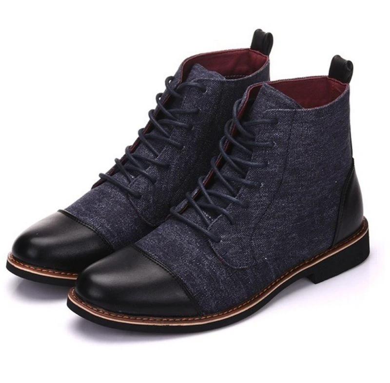 Men's Leather Boots by GJG Denim