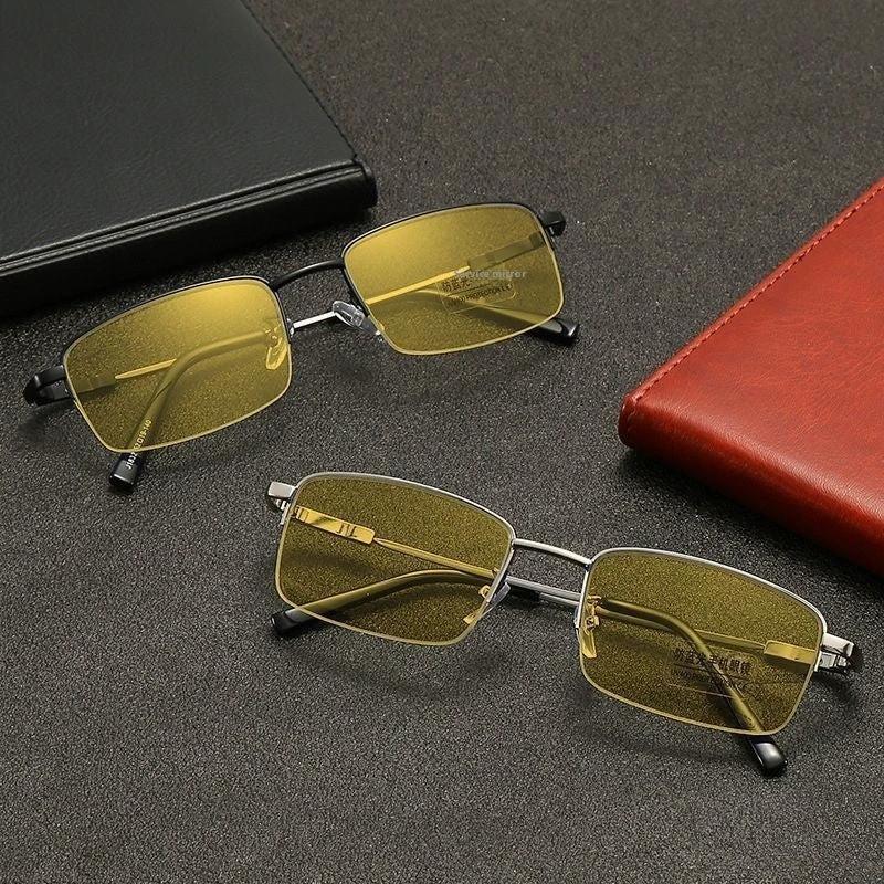 High Beam Night Vision Light Night Anti-glare HD Ultra Light Glasses For Men by GJG Denim