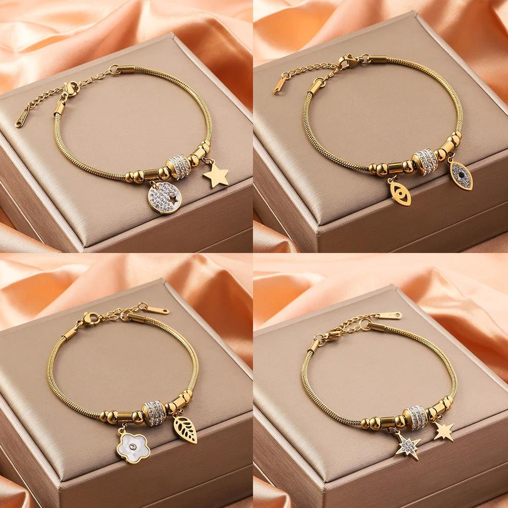 Stainless Steel Bracelet 18K Vacuum Plating by GJG Denim