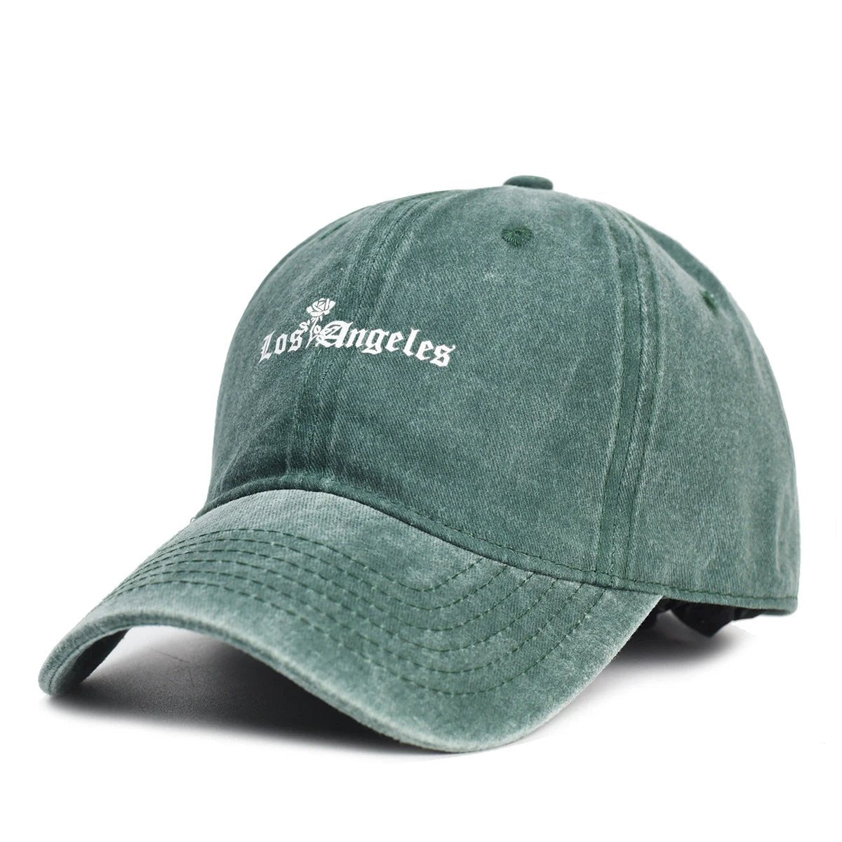 Washed Cotton Printed Dad Hat For Men by GJG Denim