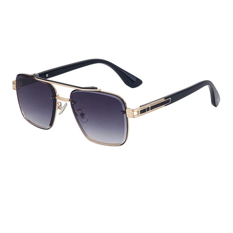 Men's Fashionable Square-frame Sunglasses by GJG Denim