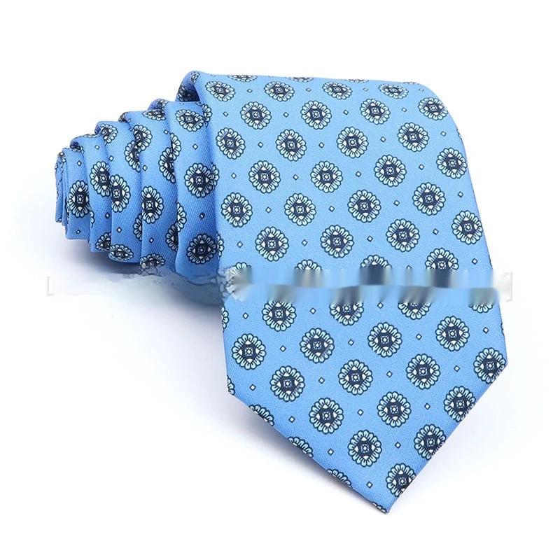 Business Polyester Men's Printed Tie by GJG Denim
