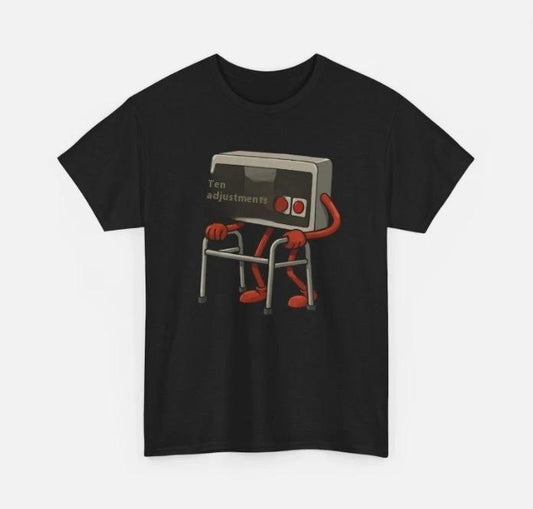 Men's Round Neck Loose Short Sleeves T-shirt by GJG Denim