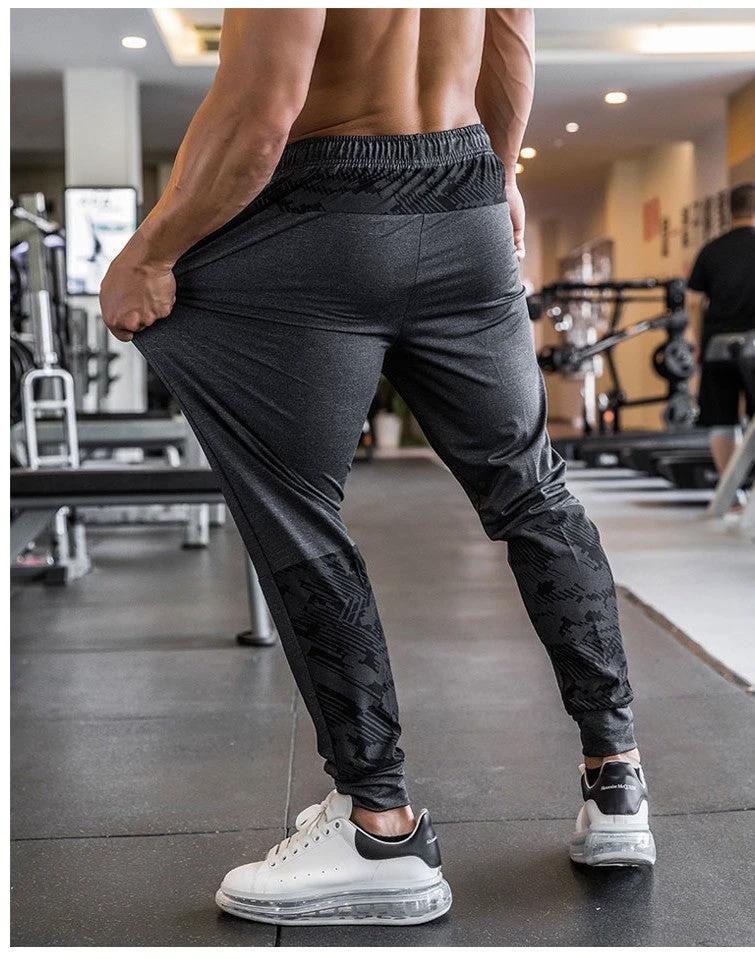 Men's Elastic Breathable Sweat Absorbent Quick Dry Sweatpants by GJG Denim