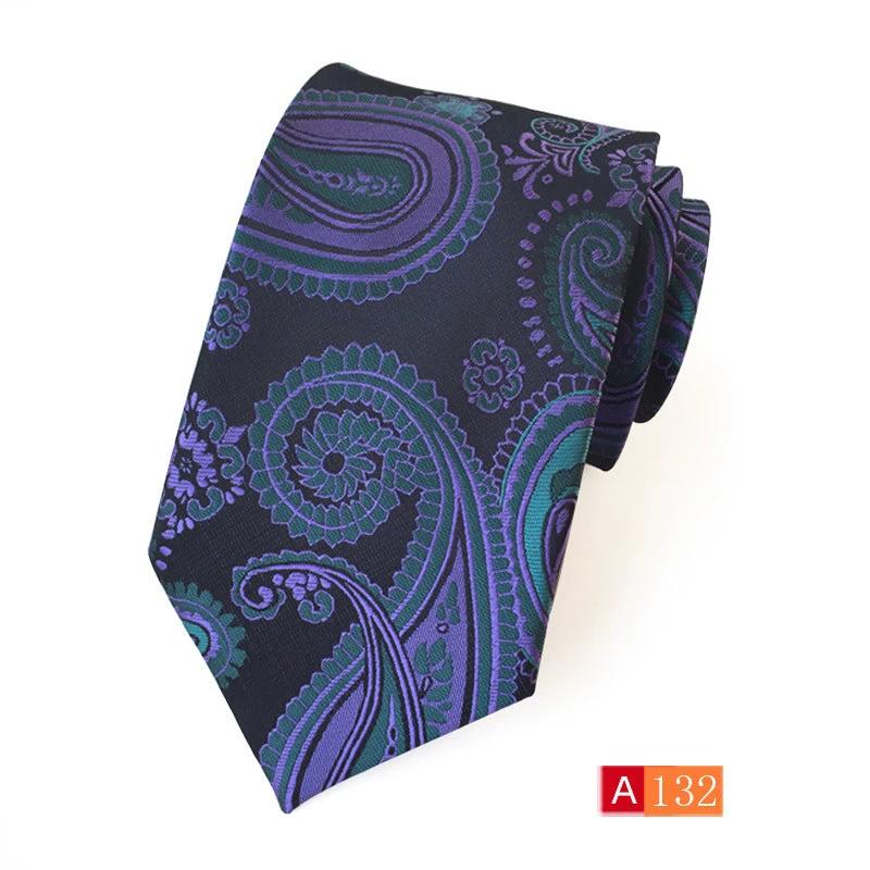 Men's Casual Formal Wear Polyester Jacquard Tie by GJG Denim