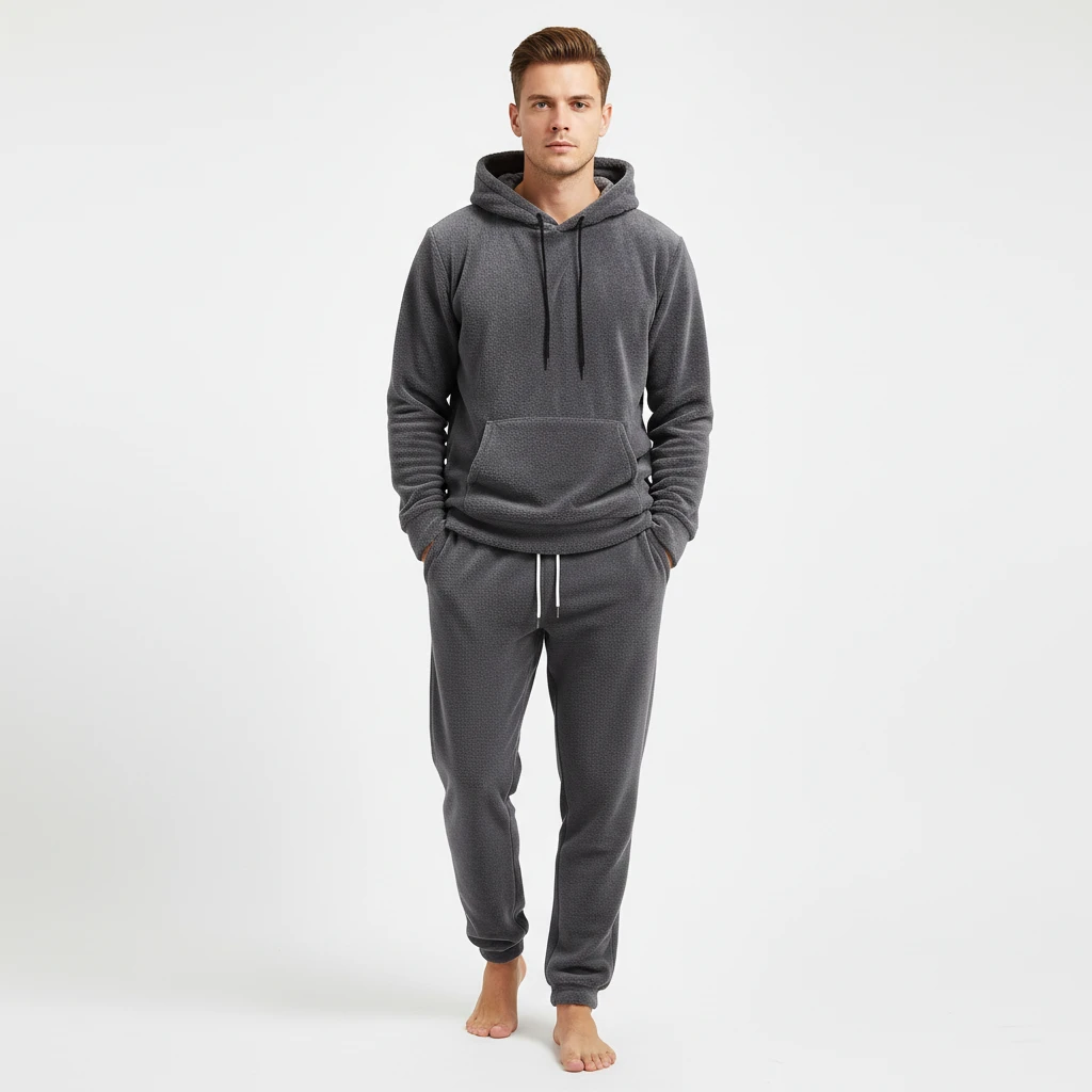 Fashion Fleece Sweater And Pants Set by GJG Denim