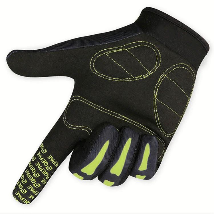 Sports Outdoor Full Finger Skull Riding Gloves For Men by GJG Denim