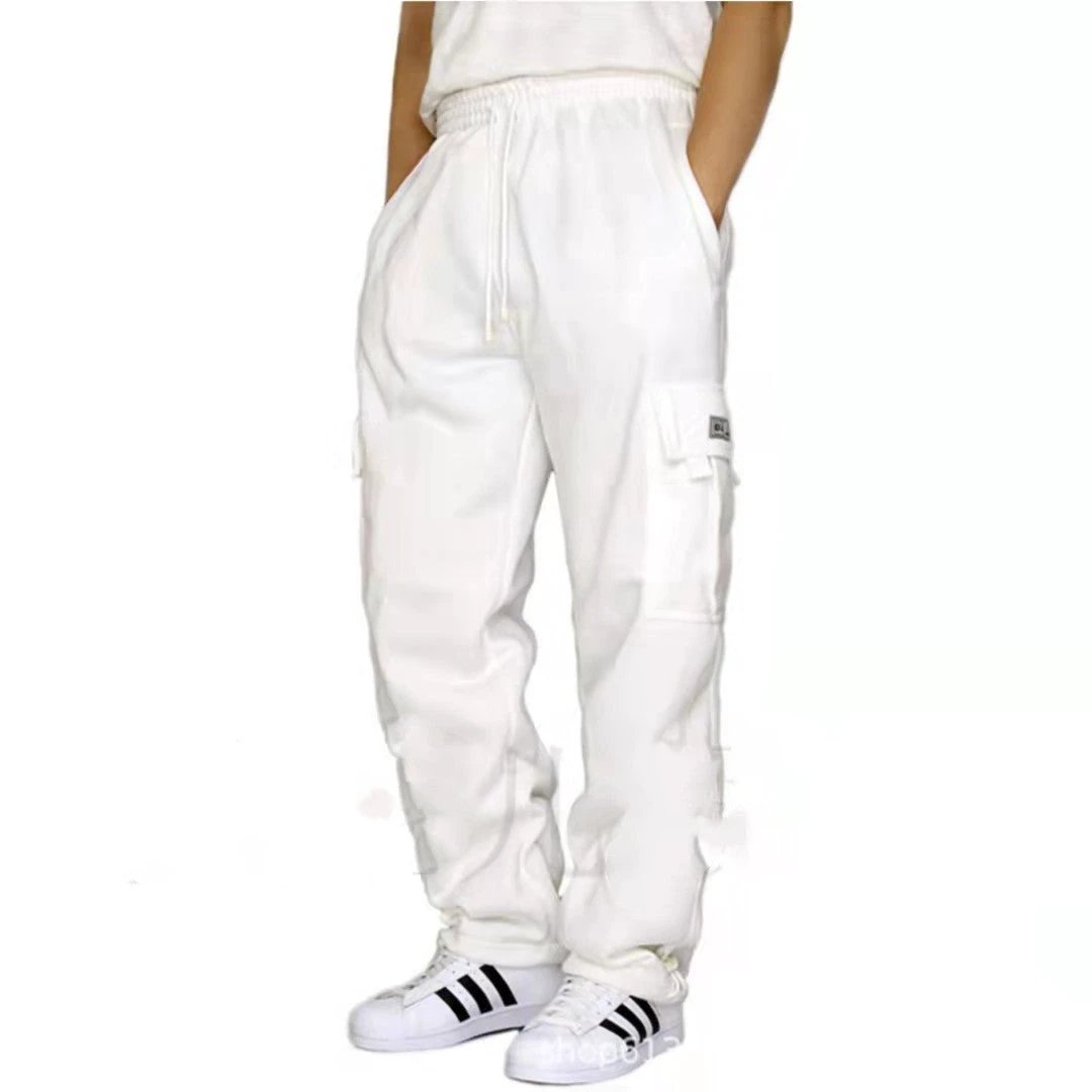 Men's Sweatpants Drawstring Stretch Elastic Waist Joggers by GJG Denim