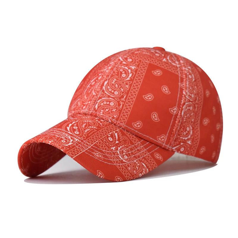 Men's Bandana Printed Baseball Cap by GJG Denim