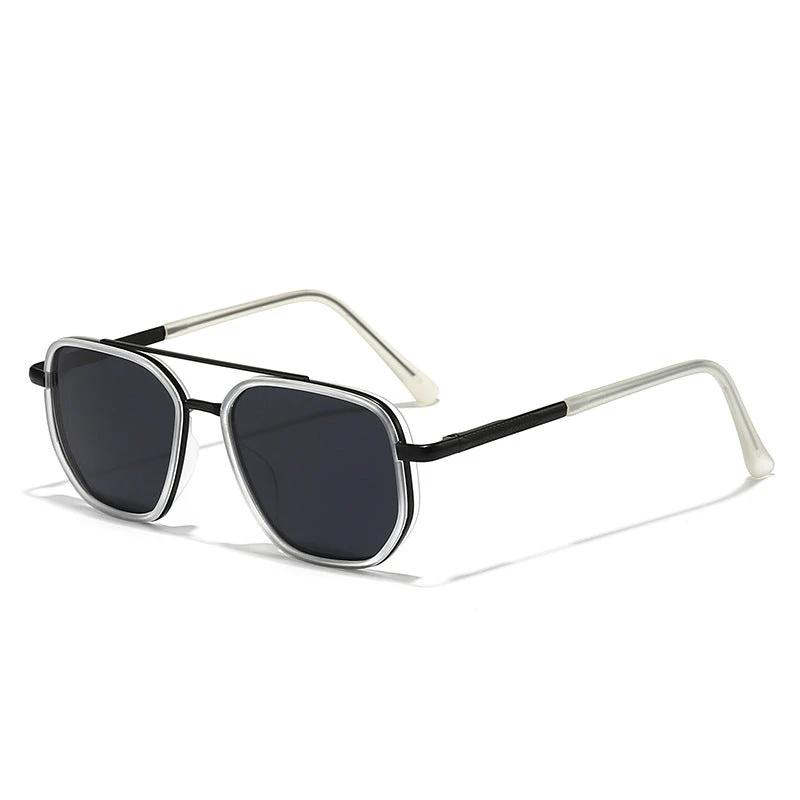 Men's UV-Protective Metal Sunglasses by GJG Denim