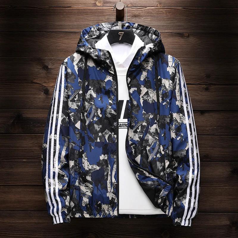 Men's Outerwear Camouflage Jacket Trend by GJG Denim