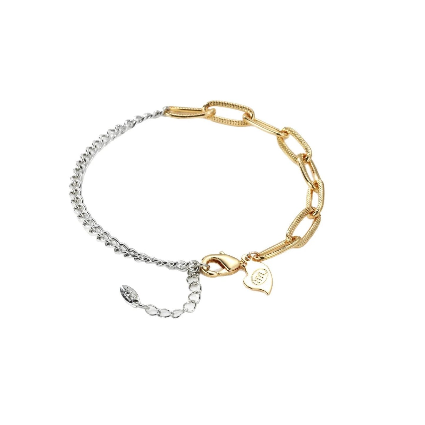 Women's Gold-plated Exquisite Simple Gold And Silver Stitching Bracelet by GJG Denim