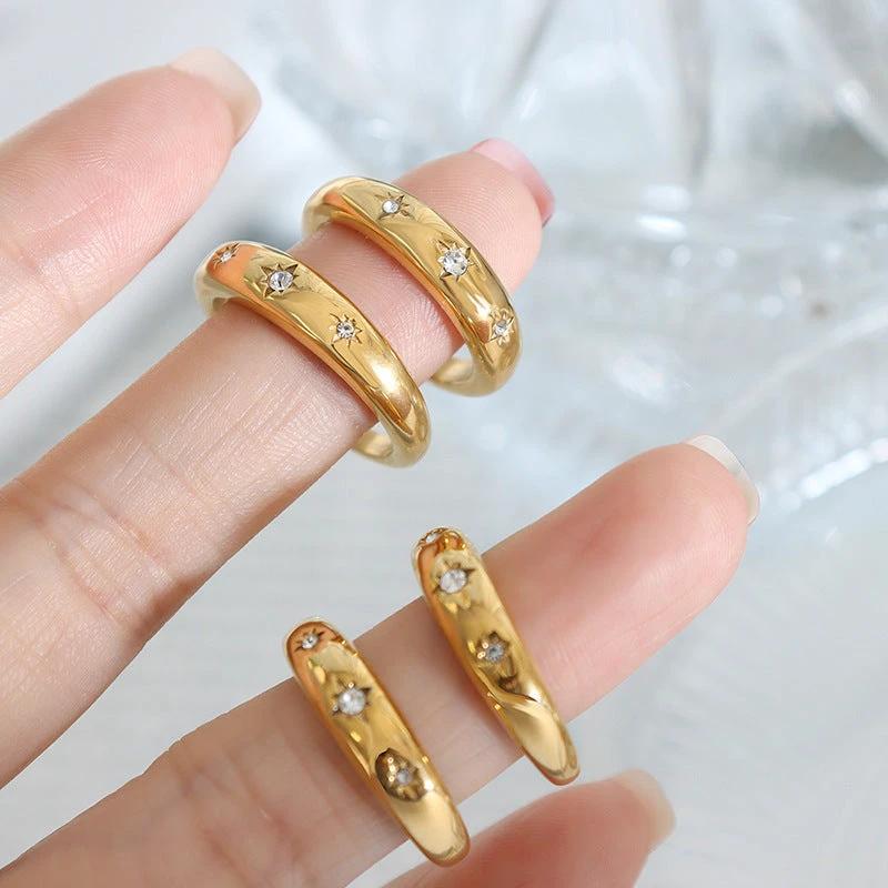 A Fashionable Minimalist Zircon-studded Ring That Wont Fade by GJG Denim