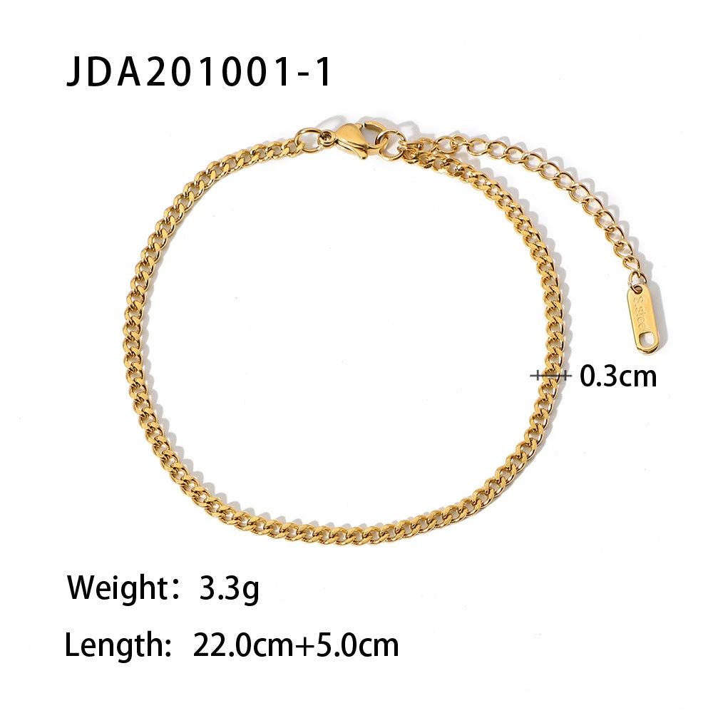 Fashion Stainless Steel Anklets Ornament by GJG Denim