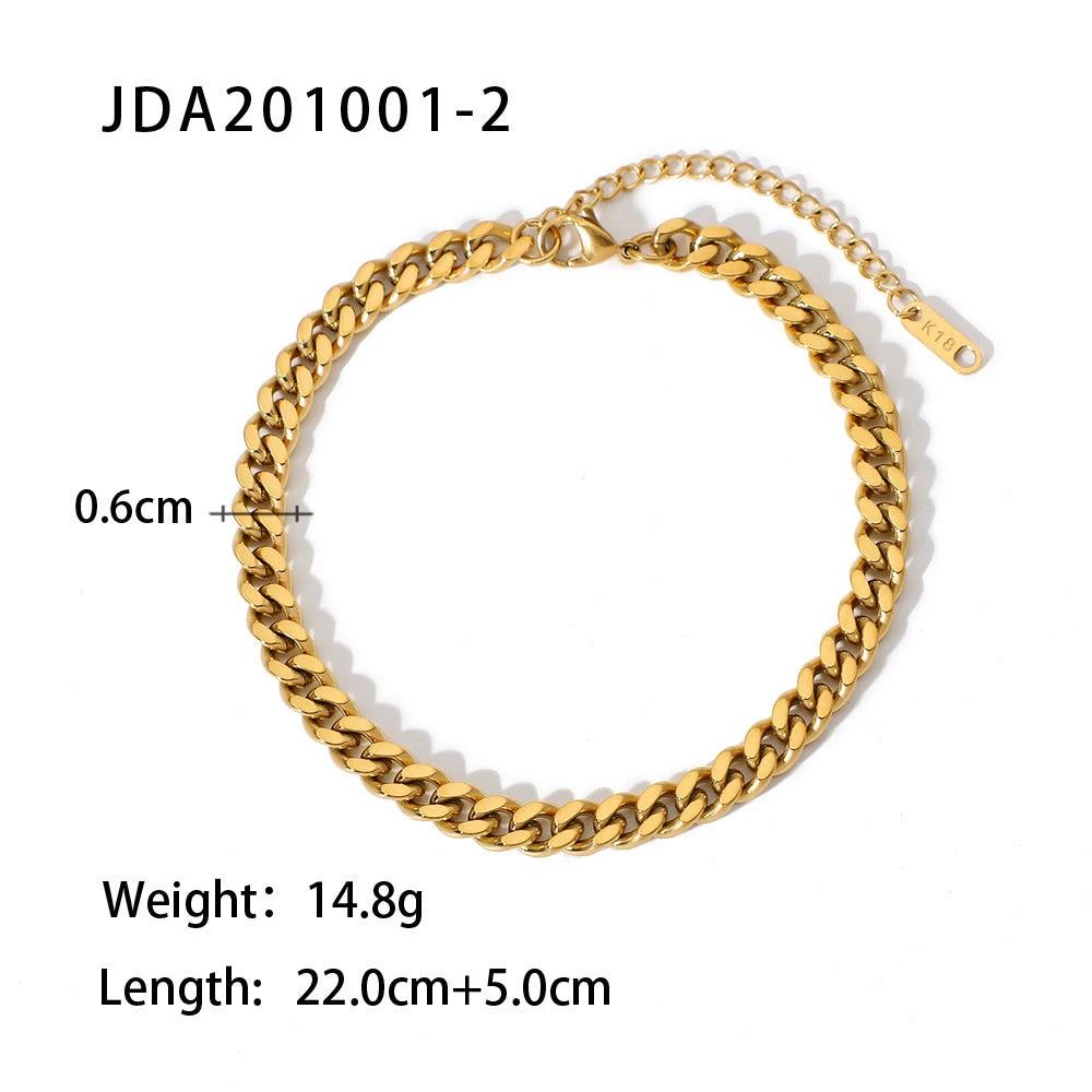 Fashion Stainless Steel Anklets Ornament by GJG Denim