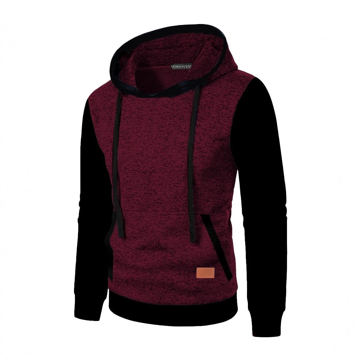 Men's Casual Jacquard Hooded Sweater by GJG Denim