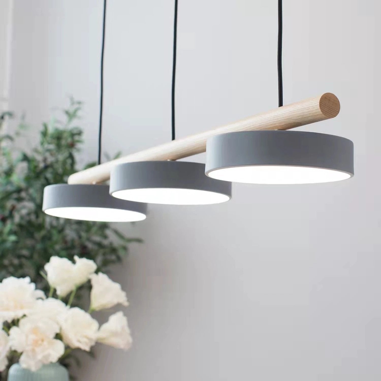 Three-head Chandelier by GJG Denim