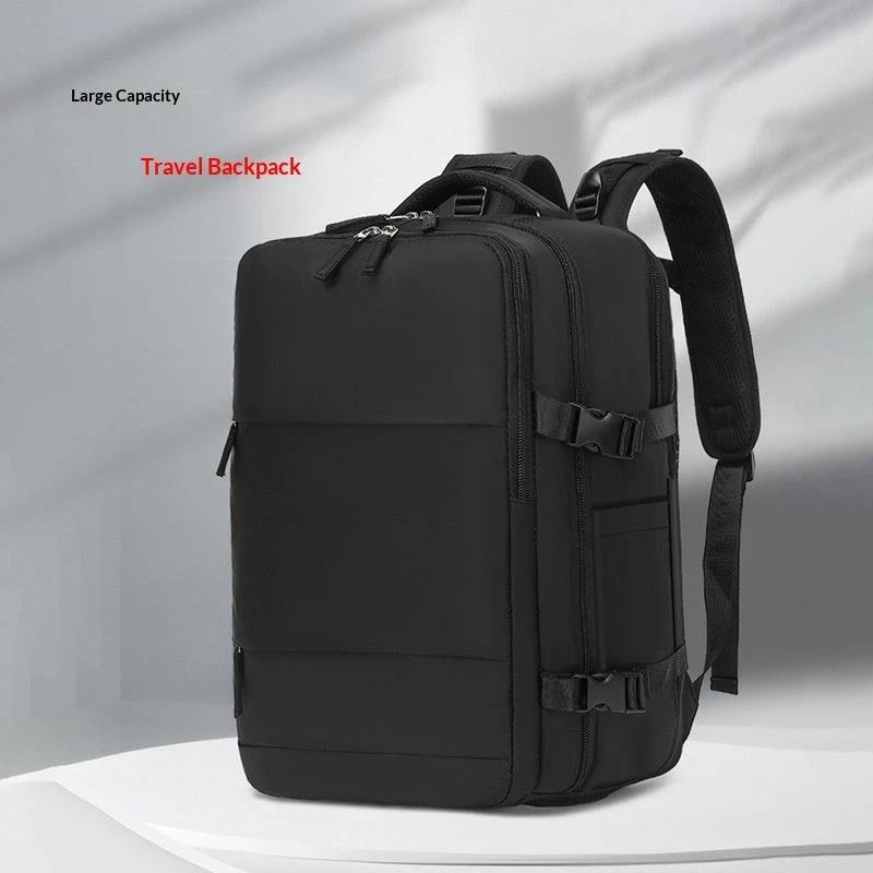 Men's Casual Travel Waterproof Laptop Backpack With Dry-Wet Separation by GJG Denim