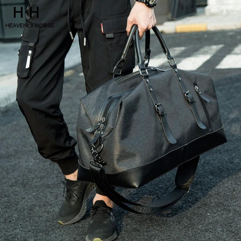 New Travel Luggage Water Resistant Oxford Men Bag by GJG Denim