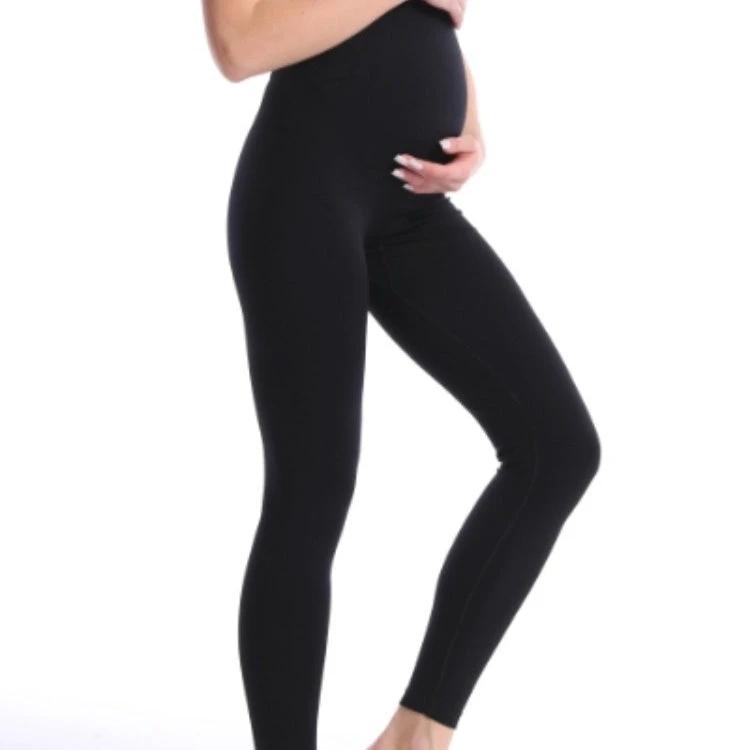 High Waist High Elastic Seamless Yoga Maternity Leggings Multicolor by GJG Denim