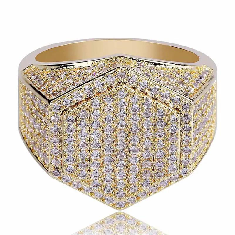 Men's Micro Pave CZ Silver Ring by GJG Denim