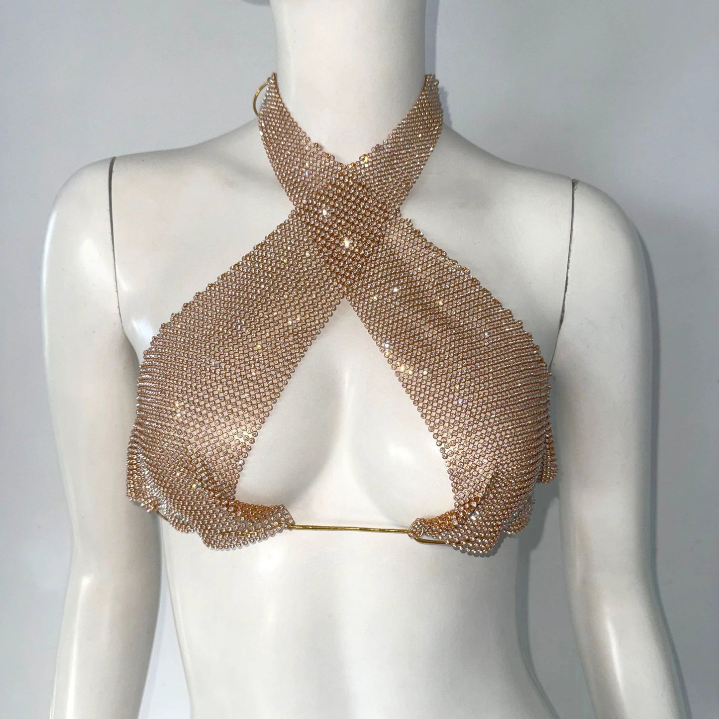 Top Metal Tied Spaghetti Strap by GJG Denim
