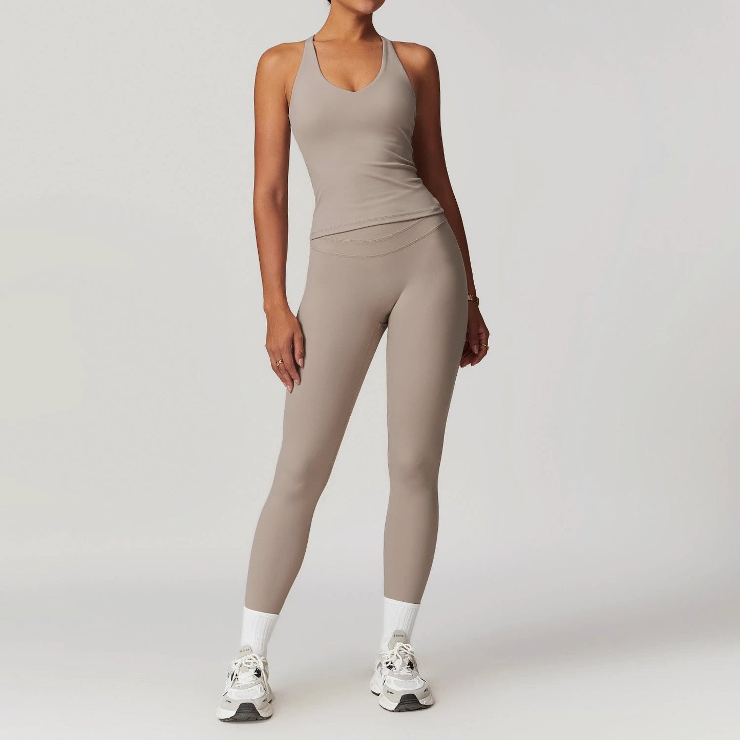 Yoga Suit Stretch High Waist Workout Clothes by GJG Denim