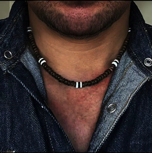 Beach Bohemian Necklace For Men by GJG Denim