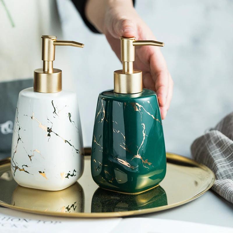 Bathroom Ceramic Storage Bottle by GJG Denim