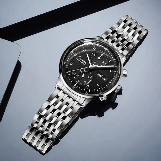 Fully Automatic Mechanical Multifunctional Business Simple Luminous Waterproof Watch For Men by GJG Denim