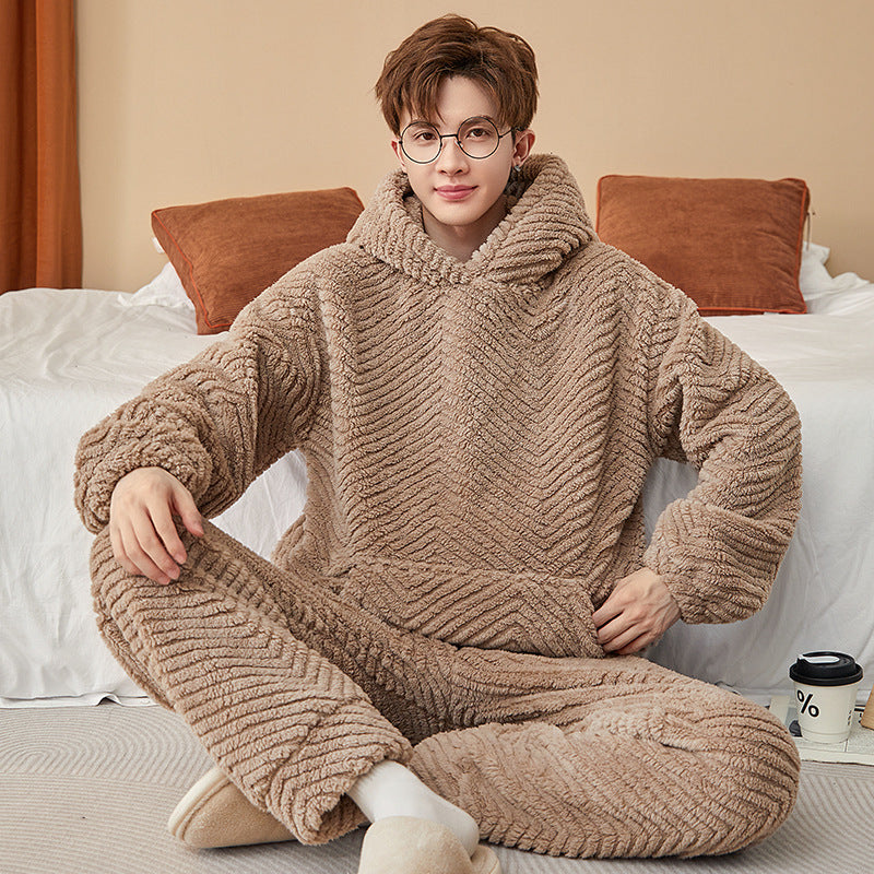 Men's Fleece Pajamas by GJG Denim