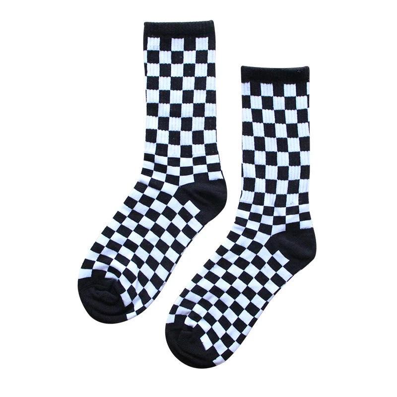 Men's Checkered Socks by GJG Denim
