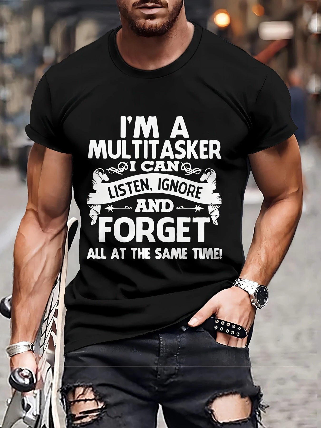Men's Fashion 3D T-shirt by GJG Denim