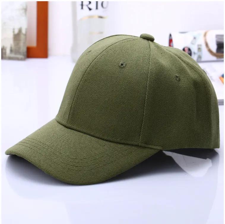 Solid Color Baseball Cap For Men by GJG Denim
