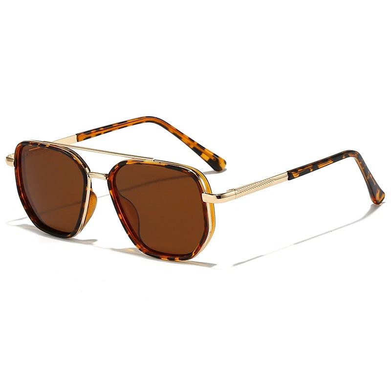 Men's UV-Protective Metal Sunglasses by GJG Denim