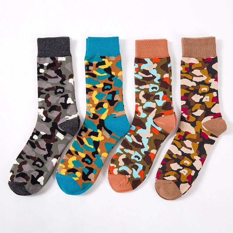 High-rise Men's Camouflage Socks by GJG Denim