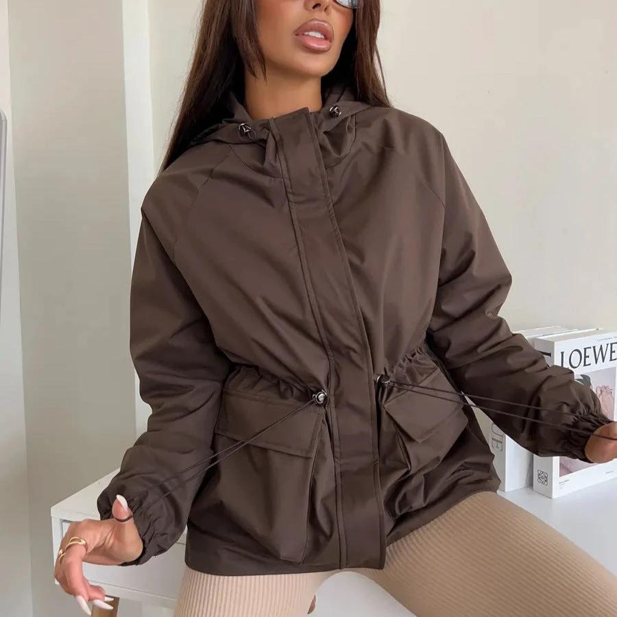 Casual Fashion Women's Shell Jacket Long Sleeve by GJG Denim