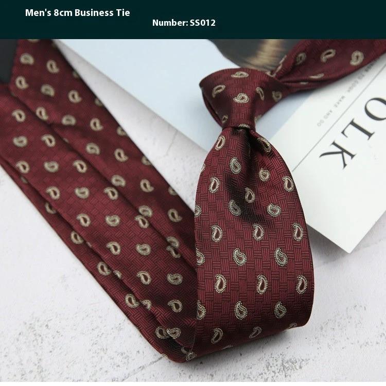 Men's Formal Business Suit Tie by GJG Denim
