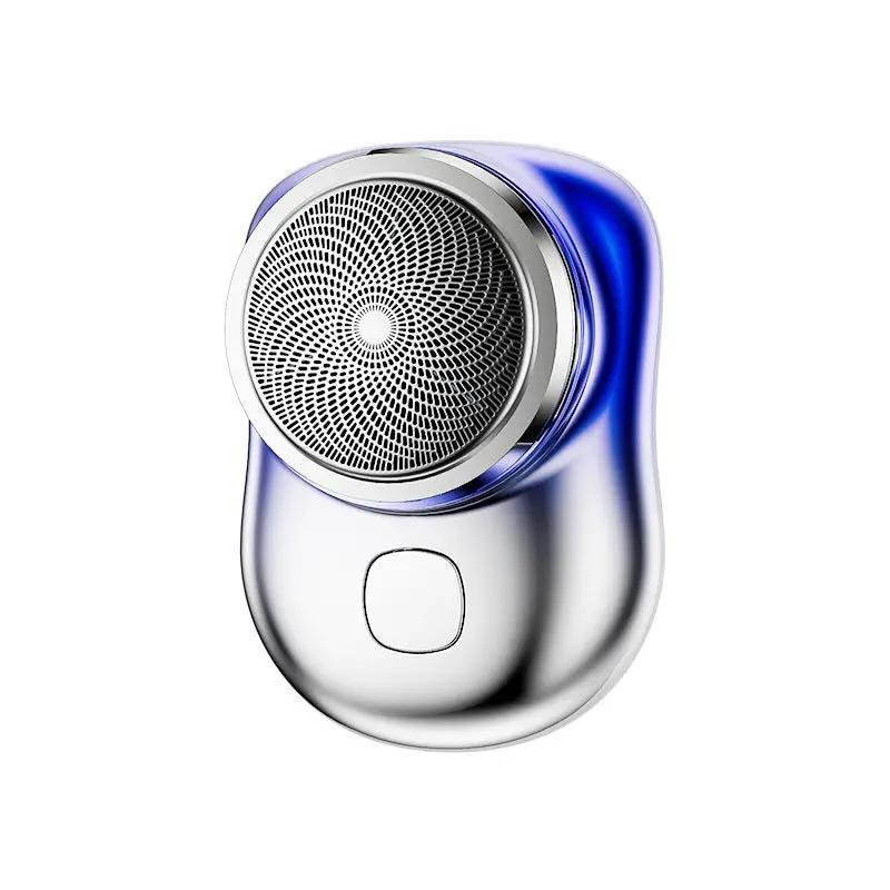 Mini Portable Face Cordless Shavers Rechargeable USB Electric Shaver Wet & Dry Painless Small Size Machine Shaving For Men by GJG Denim