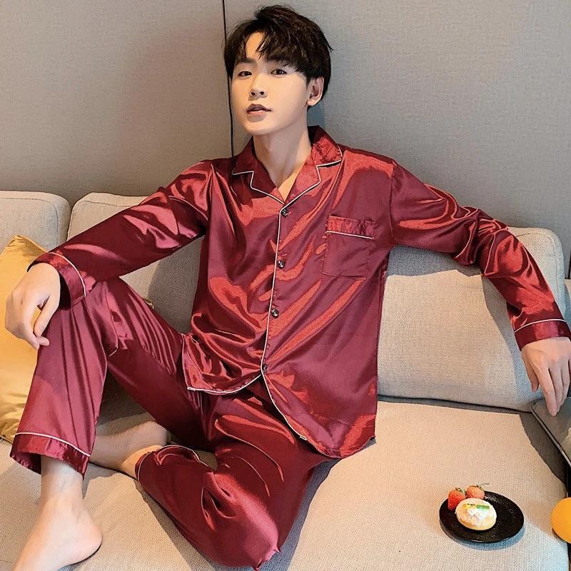 Men's Long Sleeve Pajamas by GJG Denim