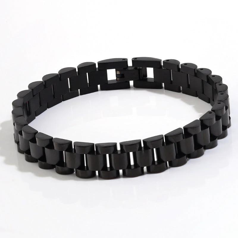 Men's Stainless Steel Watch Band Bracelet by GJG Denim