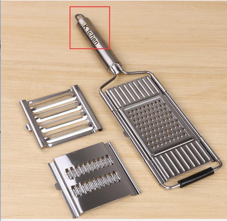 Stainless Steel Grater, Vegetable And Fruit Slicer, Peeler by GJG Denim