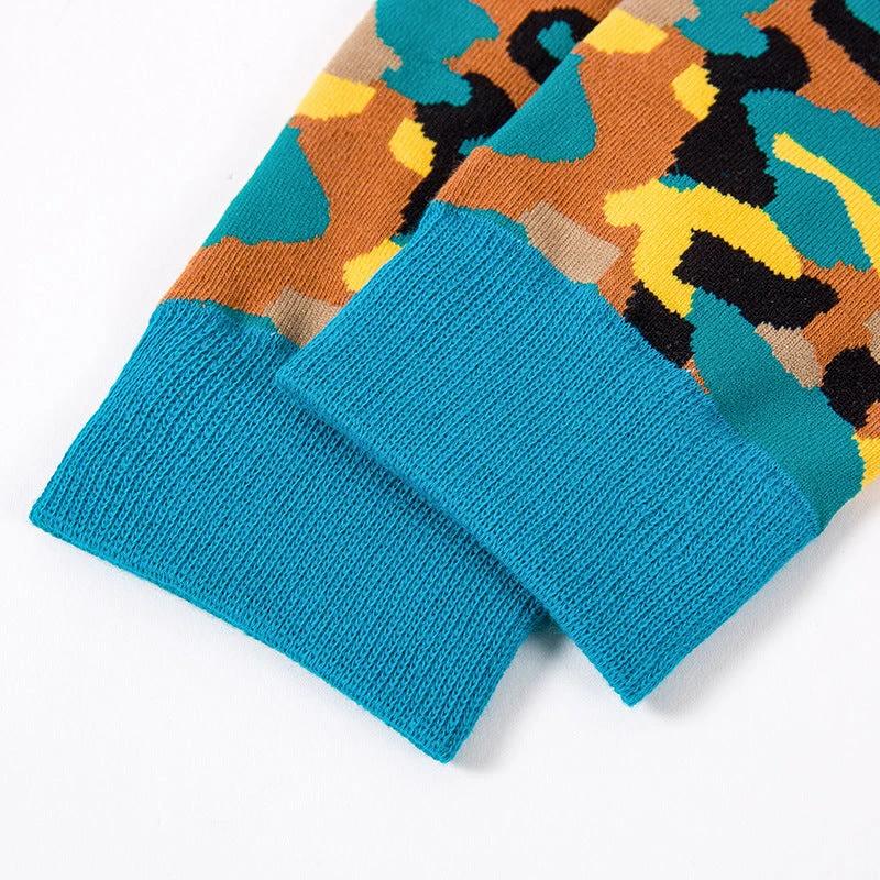 High-rise Men's Camouflage Socks by GJG Denim