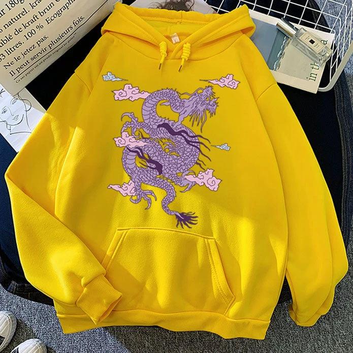 Men's Chinese Dragon Hoodies by GJG Denim