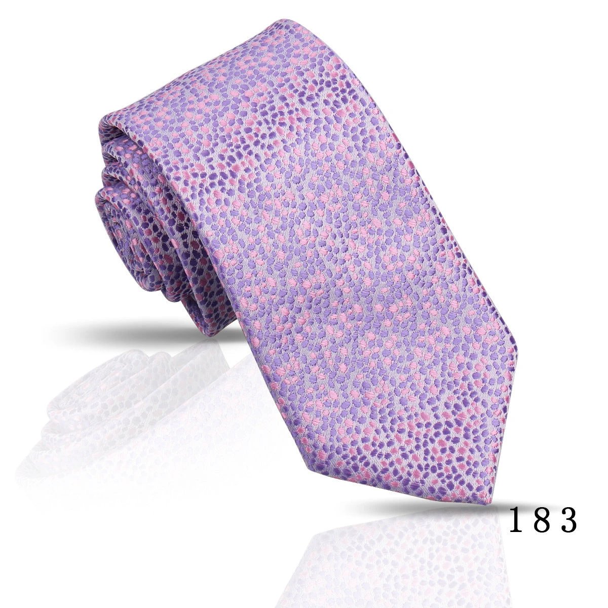Men's Casual Polyester Jacquard Ties by GJG Denim